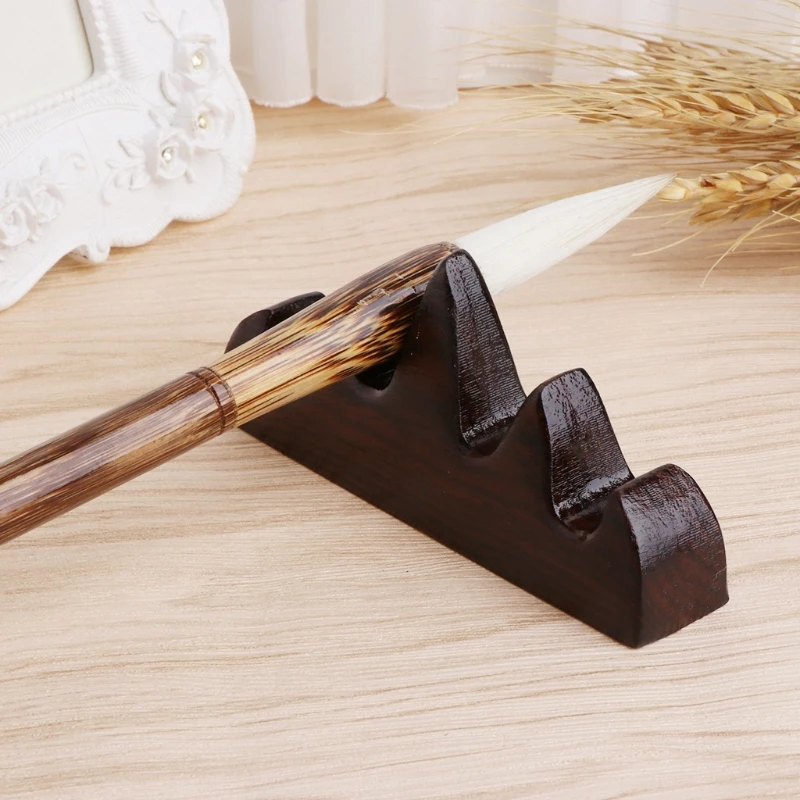 Винтажная деревянная подставка для кистей ручек китайской