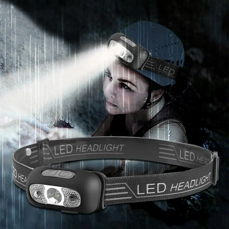 

USB Rechargeable LED Headlamp Headlight Head Lamp Torch Flashlight Waterproof Outdoor Tools Camping Hiking