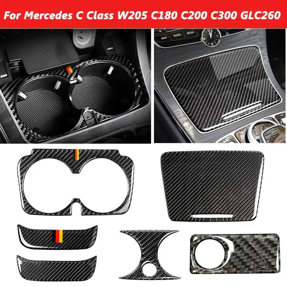 Автомобильная наклейка для внутреннего интерьера декоративная накладка Mercedes Benz