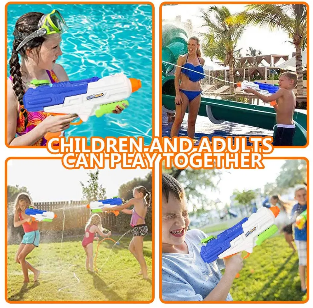 

Water Gun Super Long-Range , Shooter Play, Outdoor Water Game, Beach Rafting Water Fight, Squirt Guns for Boys, Girls and Adults