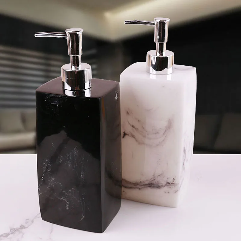 Дозатор для мыла JINSERTA мраморный декоративный дезинфицирующий шампунь | Дом и сад