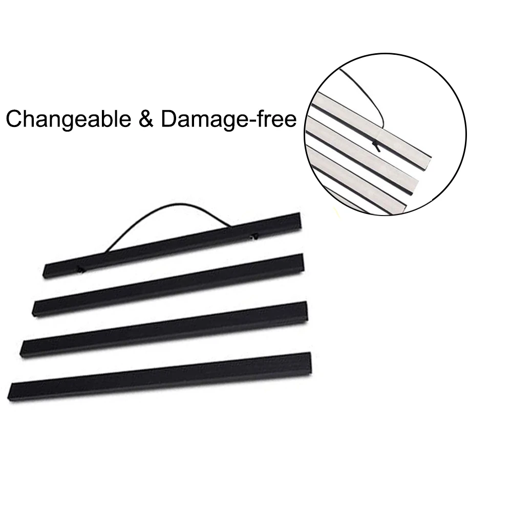 Магнитный постер рамка с изображением деревянной стены фото подвес для картин