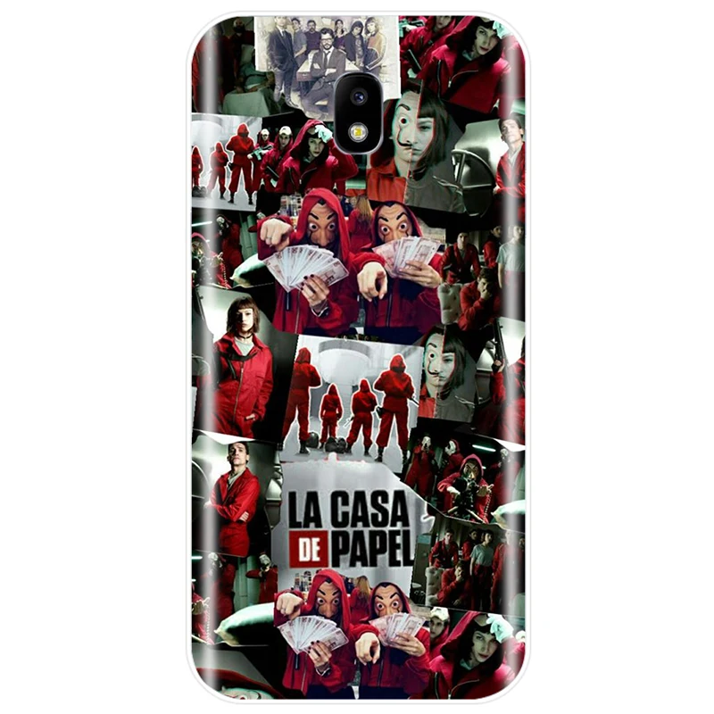 La casa de papel ТВ новоприбывшие крышка ТПУ чехол для телефона для samsung Galaxy J3 J4 J5 J6 J8 J5 J7 J5 J7 - Цвет: T19081102-12.jpg