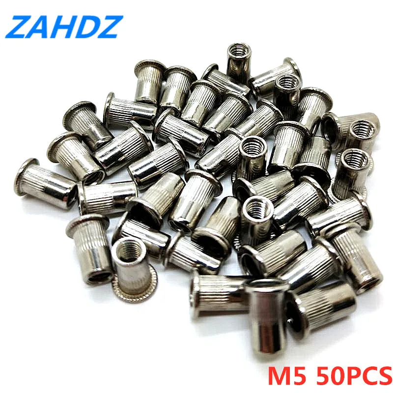 50/200 шт. заклепочные гайки из нержавеющей стали/углеродистой стали | Обустройство