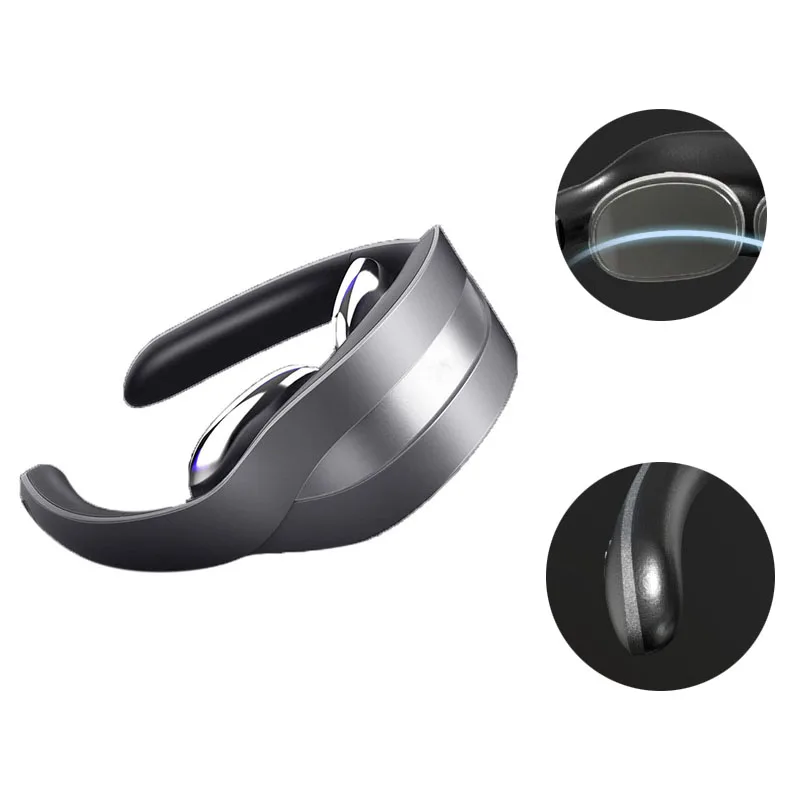 

JKP Массажер для шейного отдела позвоночника Смарт Портативный складные с подогревом шеи и плеч массажер серого цвета