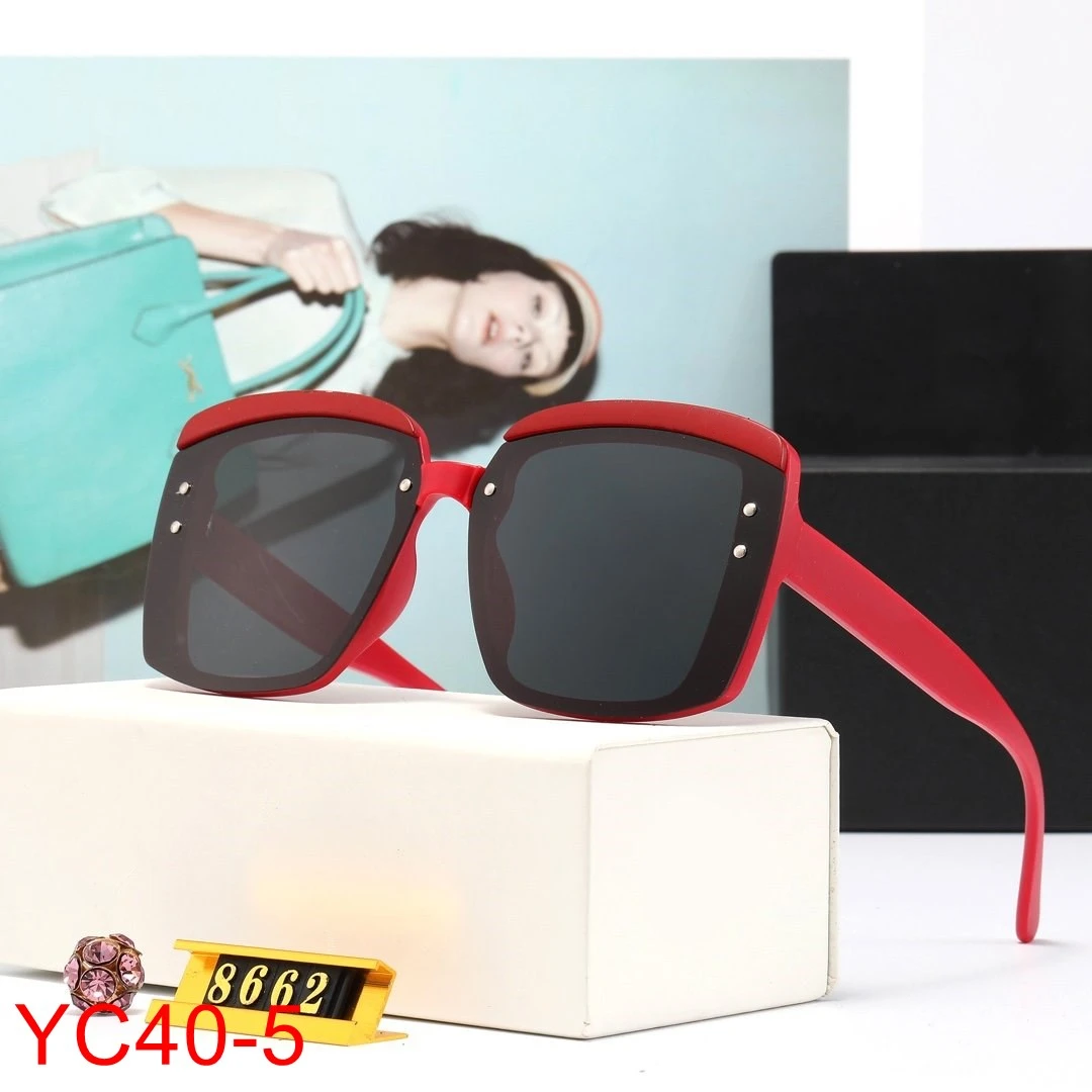 

YC40 Fashion Vintage classic Square Men Sunglasses Brand Designer New Luxury Polarized Women Sunglasses With box