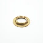 12 дюйма, 34 дюйма, 1 дюйм, внутренняя резьба BSP, латунный шестигранный замок, фланцевые гайки, фитинг трубы, переходник, соединитель