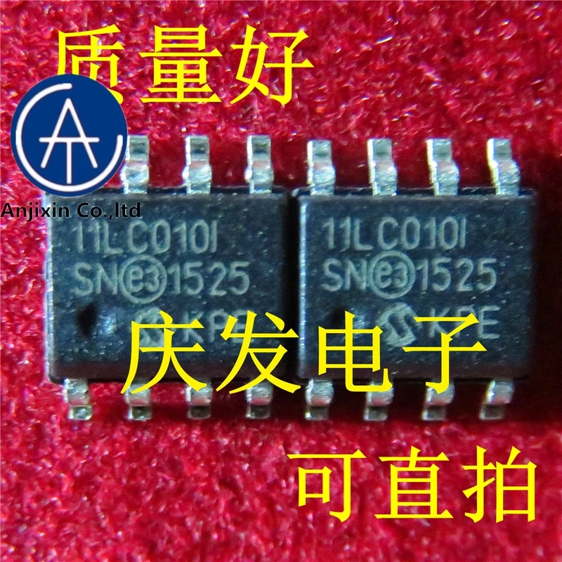 

10pcs real orginal new in stock 11LC010-I/SN 11LC010-E/SN 11LC010I/SN SOP8