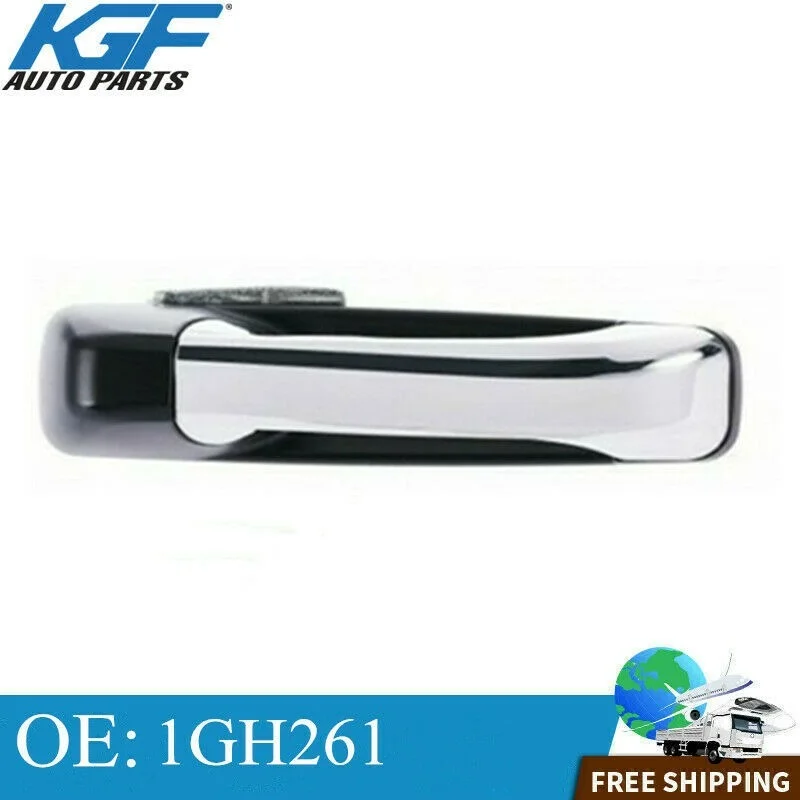 

NEW high quality 1GH261 Rear Chrome & Black Exterior Outside Door Handle Driver Side right for Ram 1500 car accessories