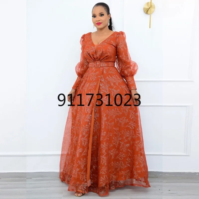 Традиционные африканские платья для женщин вечерняя одежда Дашики длинное