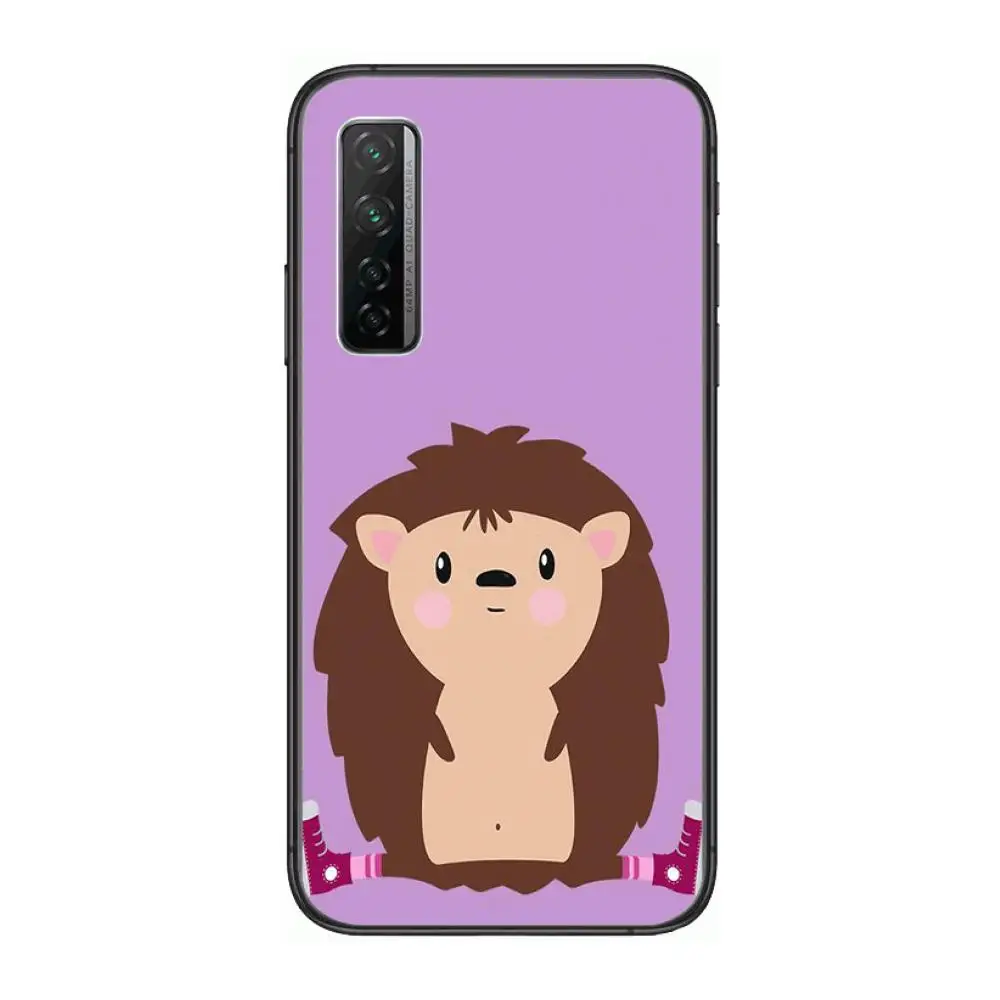 

Cartoon Animal Cute Phone Case For Huawei mate 40 30 10 20 40 8 9 Lite Z Pro Black Etui 3D Coque Painting Hoesjes 5g black