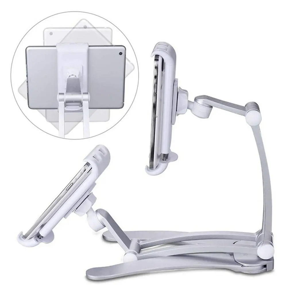 

Tablet Desk Wall Stand Phone Holder Bracket Mount Rotatable for 5-10.5 /L 6-15 inch iPhone iPad Huawei Xiaomi Notebook Support