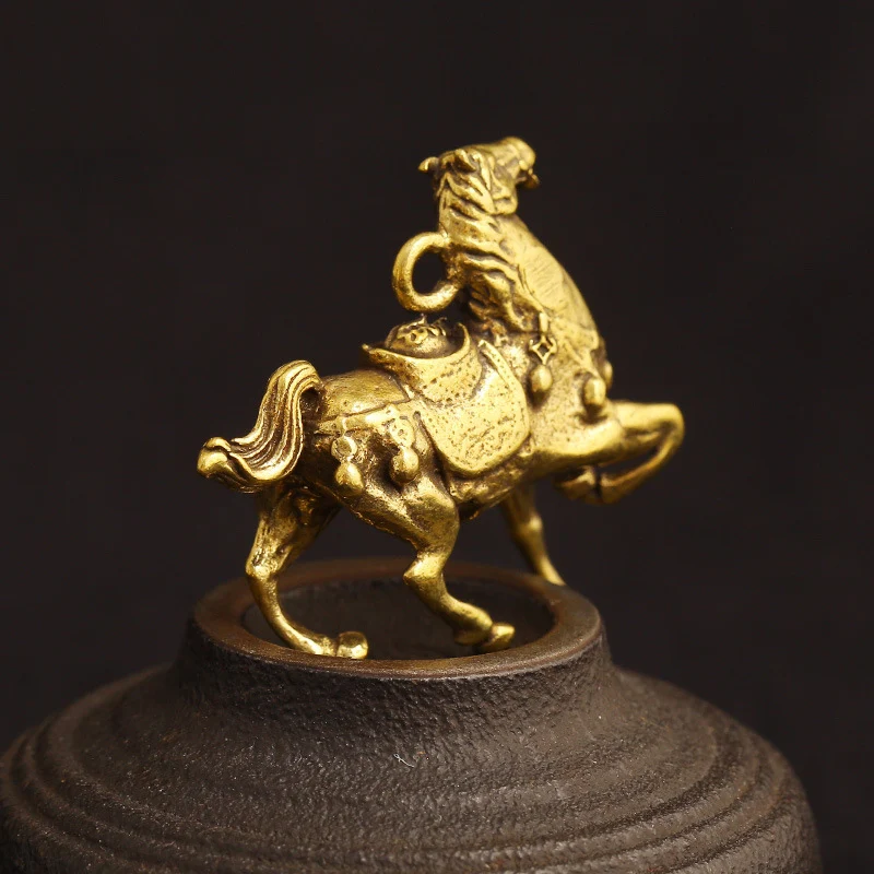 Латунные беговые войны фигурки лошадей брелок кулон ювелирные украшения