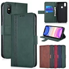 Кожаный чехол-бумажник для Xiaomi Mi A1 A2 A3 CC9 CC9e 9T Prp Coque для Redmi 4X 4A 6 6A 7 7A 8 8A S2 Note 7 8 9 Pro 8T 7S 9S