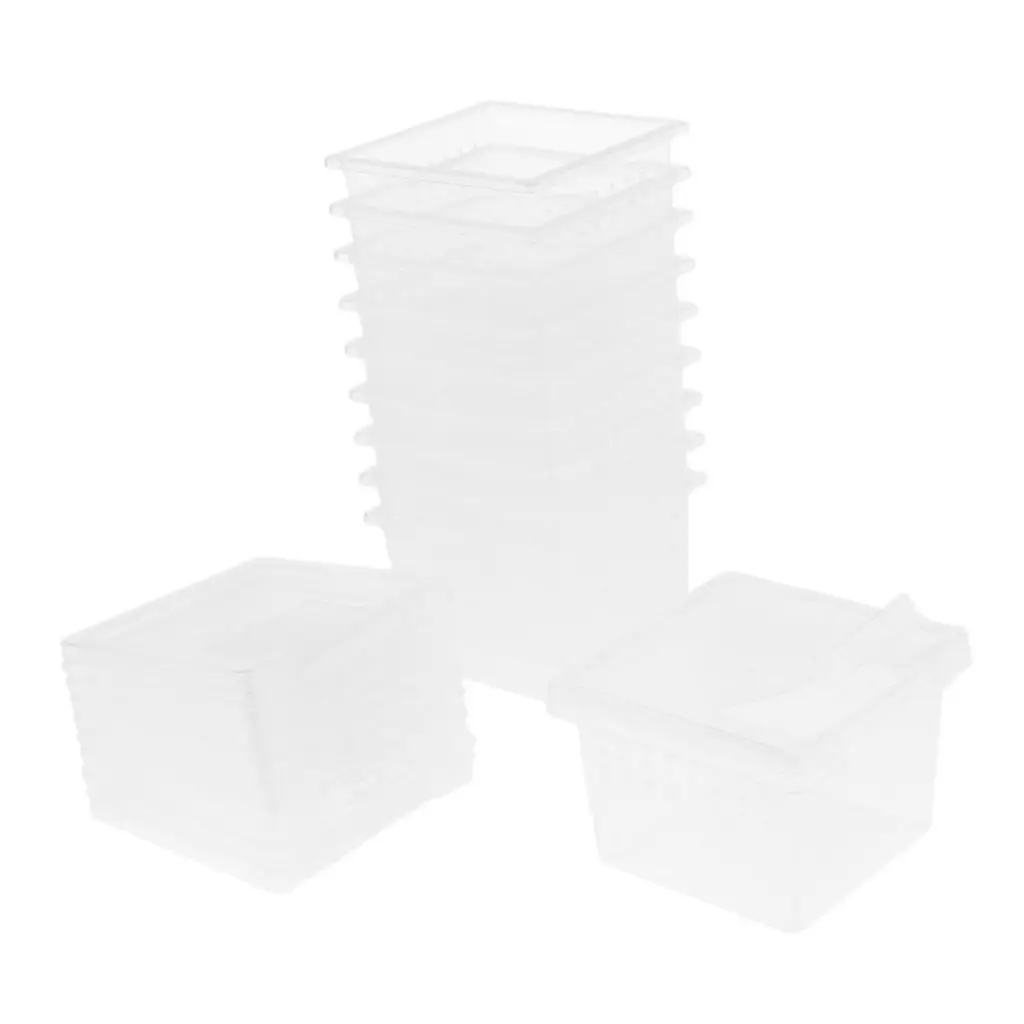 

30x Insect Reptile Spider Terrariums Breeding Box Hatching Containers