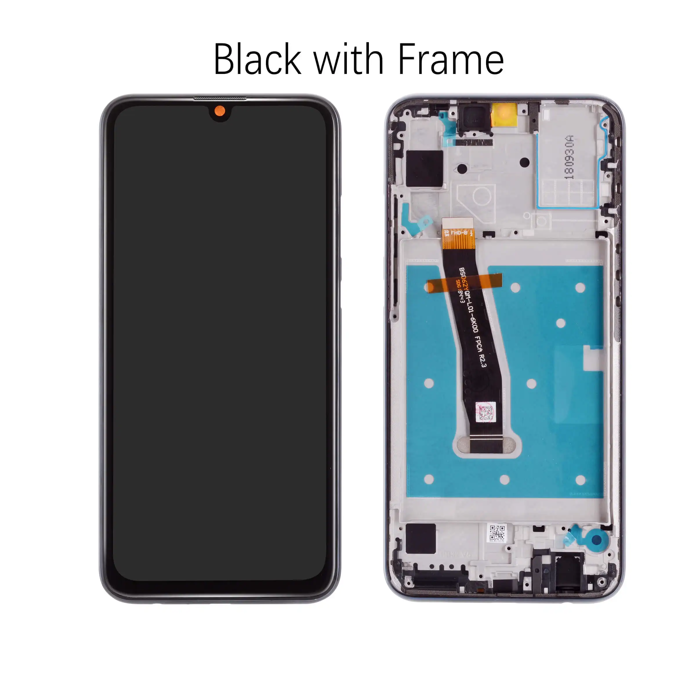 Black With Frame Дисплей для Huawei Honor 10 Lite HRY-LX1 LCD в сборе с тачскрином 6.21'' черный - Цвет: Black With Frame