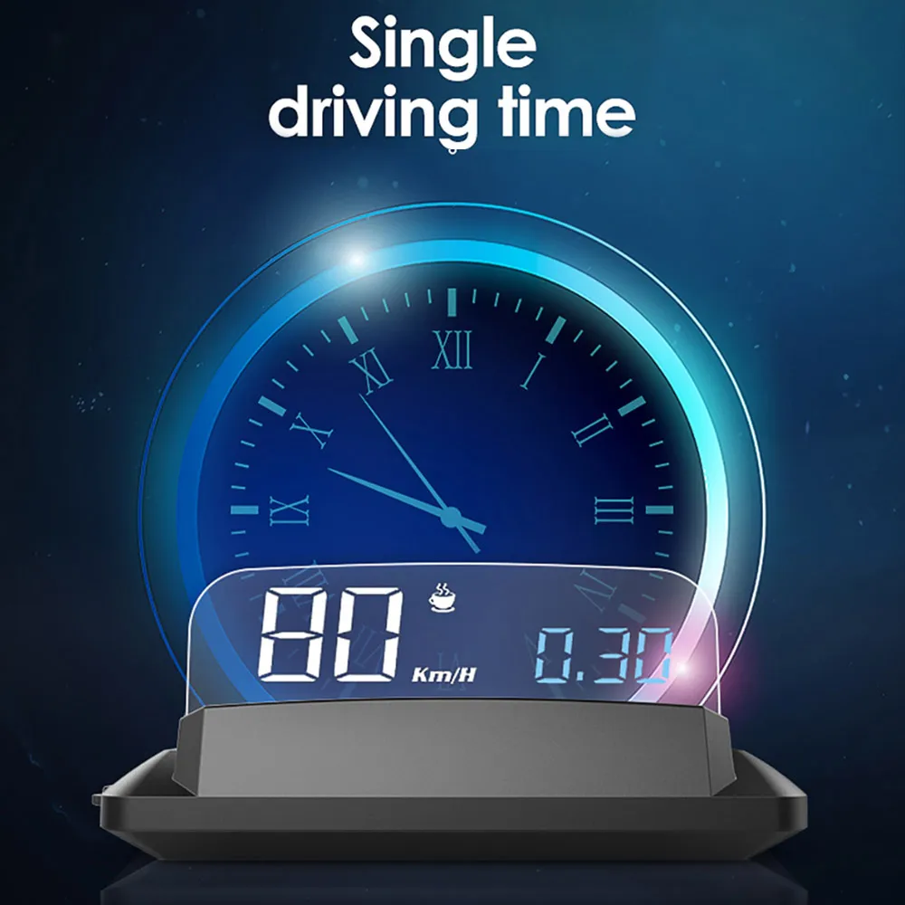 Дисплей на лобовое стекло HUD GPS Winshield прибор для измерения скорости и оборотов в
