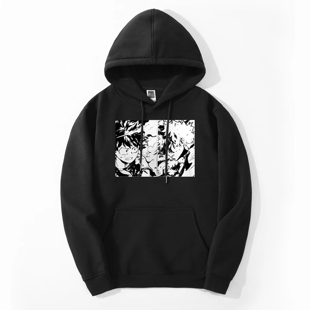 

Мужская Весенняя толстовка с капюшоном My Hero Академия Deku Bakugou японское аниме модная Свободная Толстовка флисовый топ с капюшоном теплые пуло...
