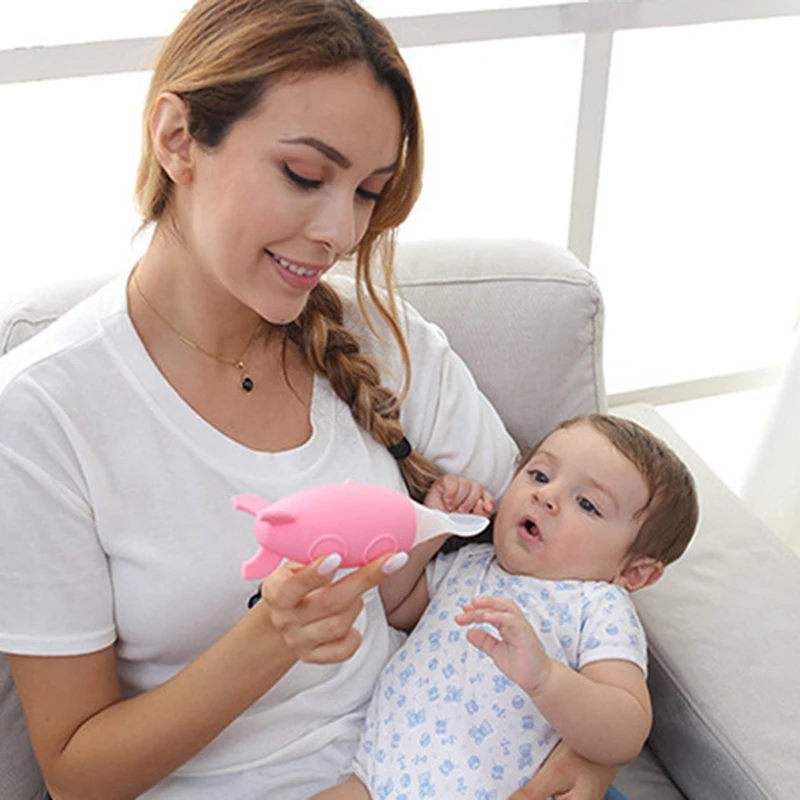 

Newborn Baby Feeding Bottles Toddler Silicone Squeeze Feeding Spoon Milk Cereal Bottle Baby Training Feeder Food Supplement New