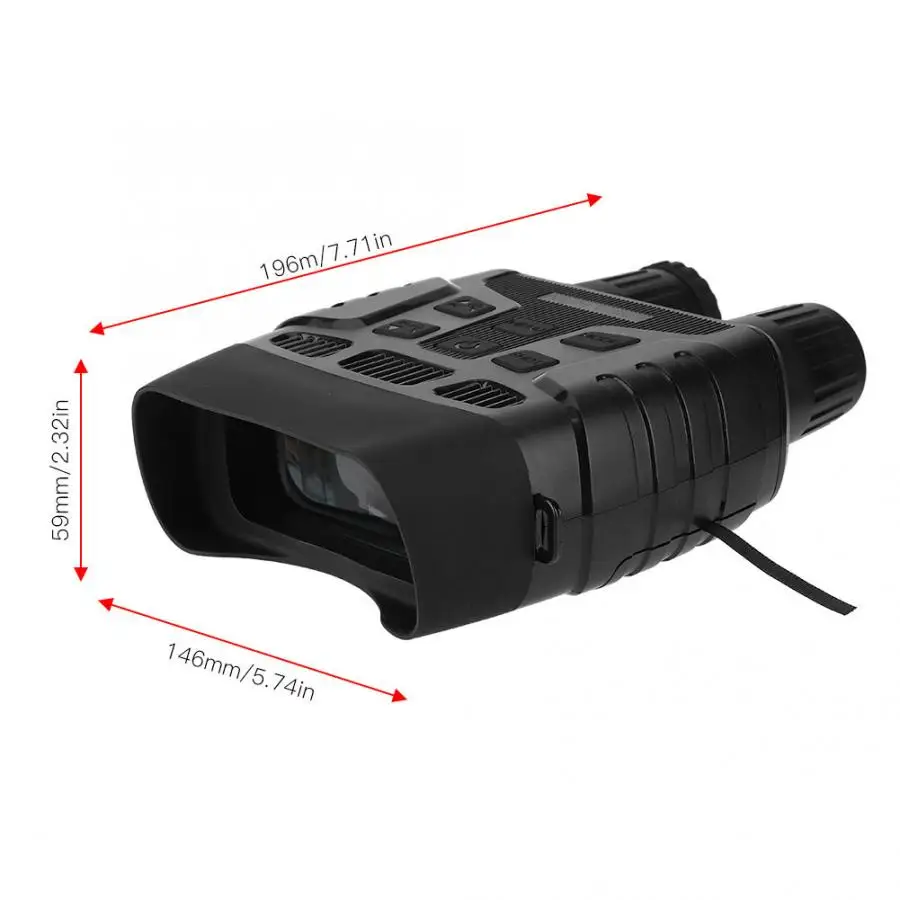Ночное видение устройства бинокль 200 ярдов цифровой инфракрасный телескоп с