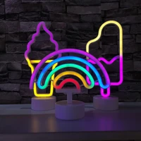 led neon light neon sign popsicle lamp battery box for ice cream shop pastry display restaurant bar holiday decor sexy sign
