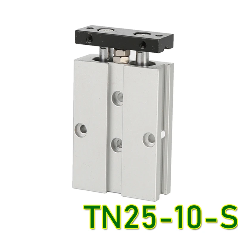 

HIGH QUALITY TN 25*10-S with magnetic twin rod guide dual shaft acting guide air pneumatic cylinder
