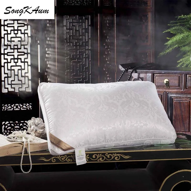 Высококачественная Подушка SongKAum из 100% шелка тутового шелкопряда для взрослых