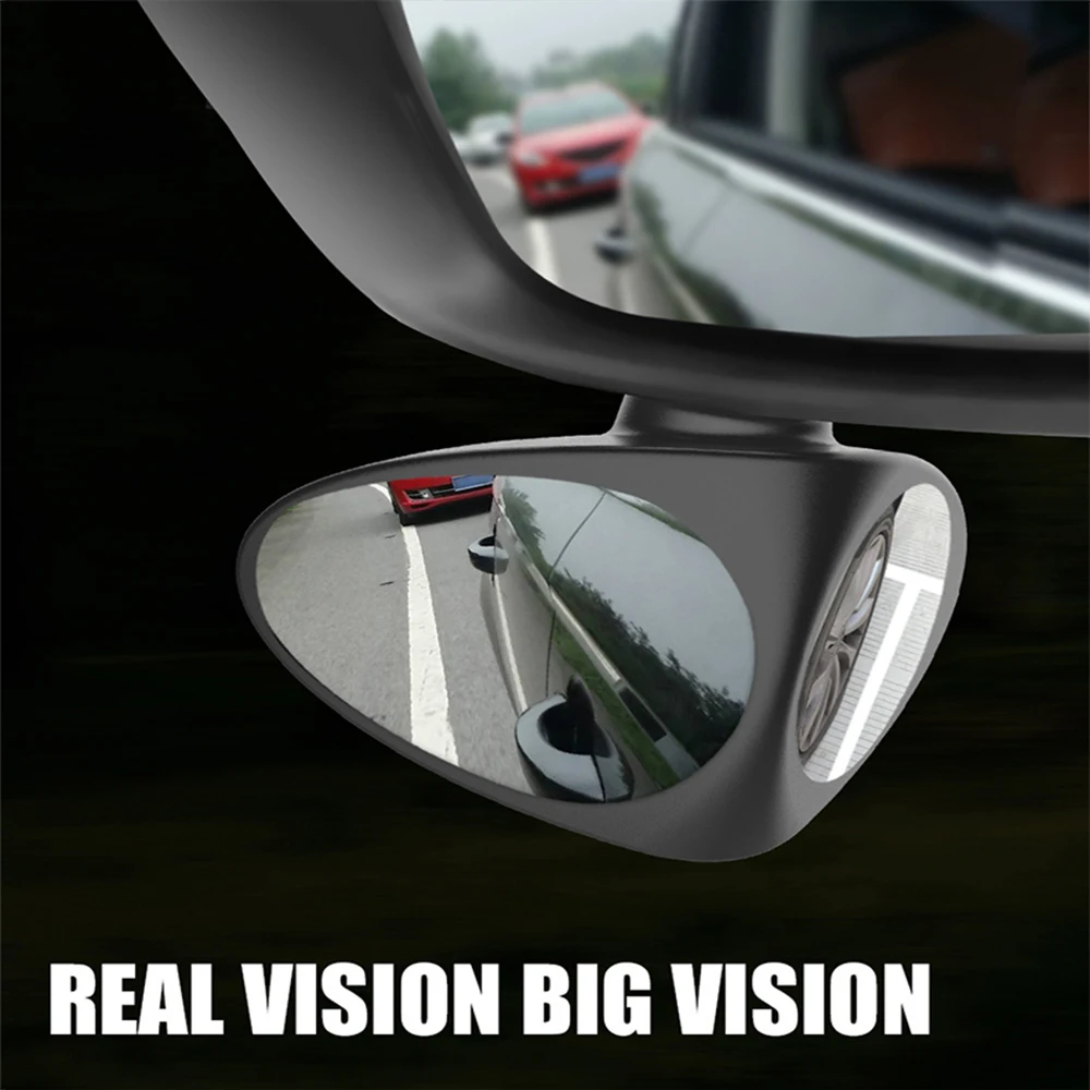 YAZH 360 Degree Convex Rotatable 2 Side Car Blind Spot Mirror Automibile Exterior Rear View Parking Safety Accessories | Автомобили и