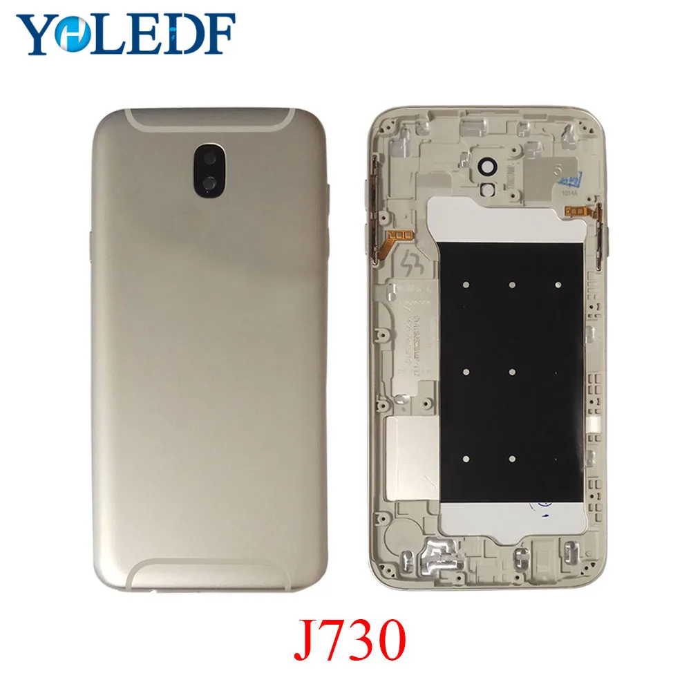 Для Samsung Galaxy J7 Pro 2017 J730 J730F SM 730F/DS J730G корпус батарейного отсека задняя крышка Корпус