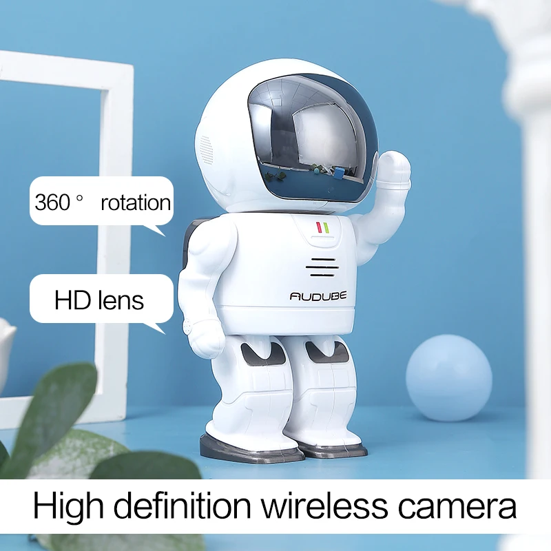 1080p astronaut robot camera ip wifi wireless p2p security surveillance night vision infrared home security robot baby monitor free global shipping