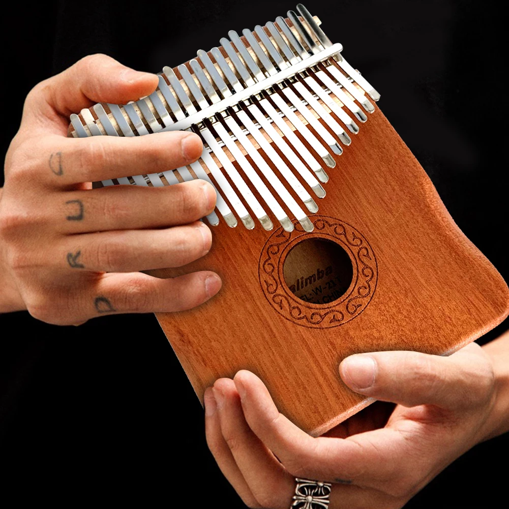 1 шт. 21 ключ калимба красное дерево большой палец пианино Mbira музыкальный