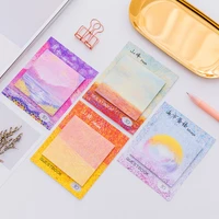 cute kawaii painting creative memo pad sticky notes memo notebook stationery note paper stickers office school supplies