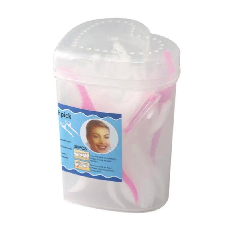 Коробка для чистки зубов семейная Упаковка Безопасная одноразовая зубная нить