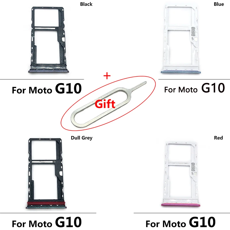 

Micro Nano SD Card Tray Slot Holder Adapter Socket For Moto G10 Tray Sim Card Holder Replacement Parts