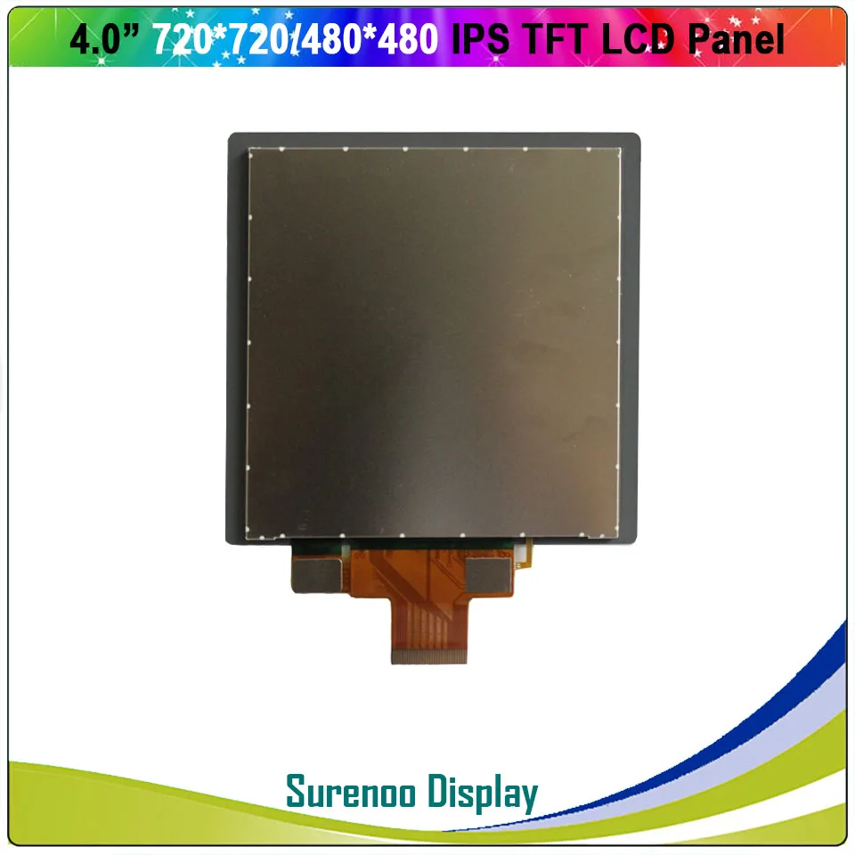 4," дюймовый 720*720 480*480 MIPI ips TFT ЖК-модуль дисплей экран панели с емкостной сенсорной панелью для умного дома