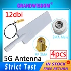 4 шт., беспроводная антенна 12dbi sma, IPX ipex 1 SMA