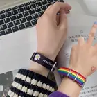 Браслет с ромашками для женщин, регулируемый браслет на запястье из хлопка и льна, Ювелирное Украшение