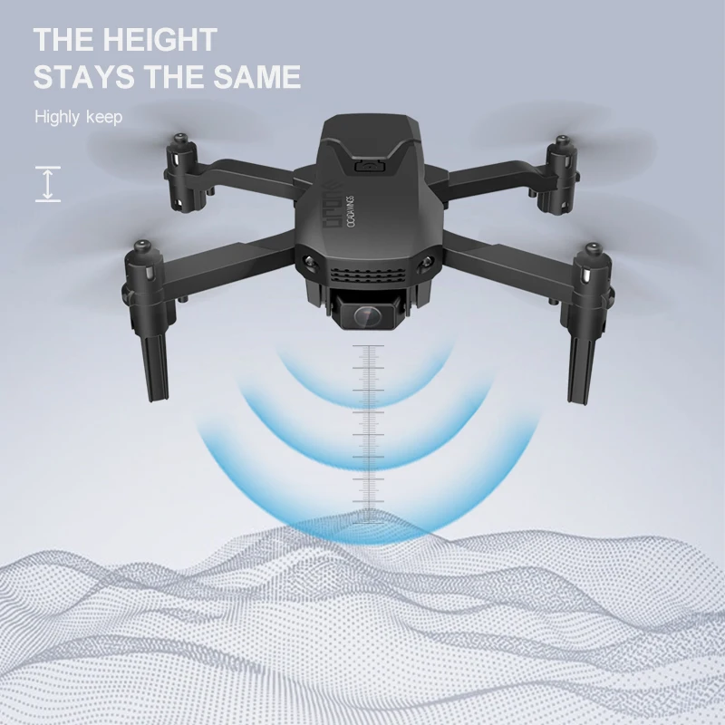 Мини Дрон с HD 4K двойной камерой профессиональный Квадрокоптер Wi Fi полет вертолет