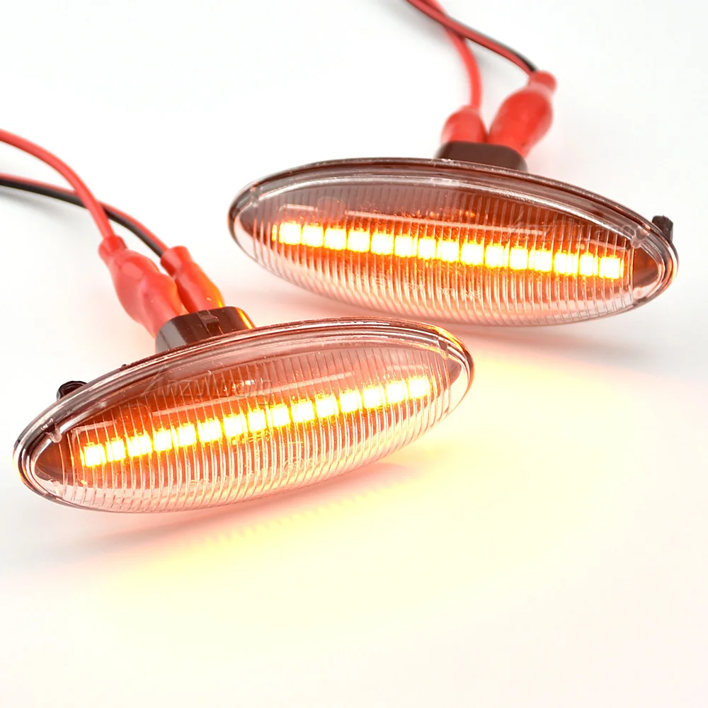 СВЕТОДИОДНЫЙ Автомобильный динамический боковой указатель поворота для Toyota Yaris