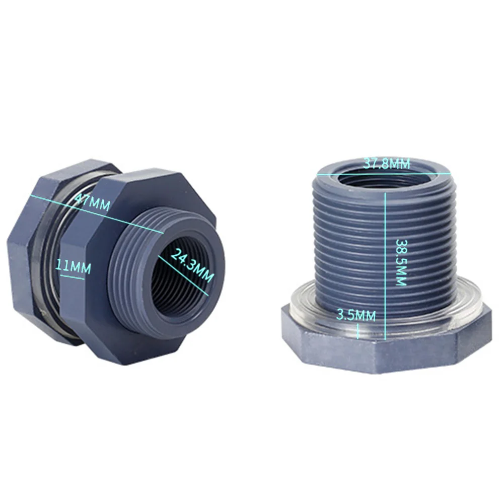 2 шт. дождь бочка шланг дома ПВХ Пластик резервуар для воды разъем Soild сад