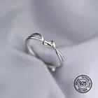 Кольцо женское из серебра 925 пробы, с регулируемой линией