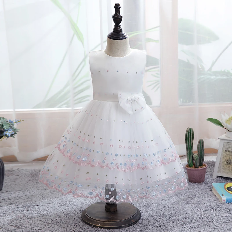 

Summer Baby Girl Clothes Princess Newborn Dress For Girl Party Wedding Dress Infant 1 Year Birthday Girl Tutu Dress New 2021