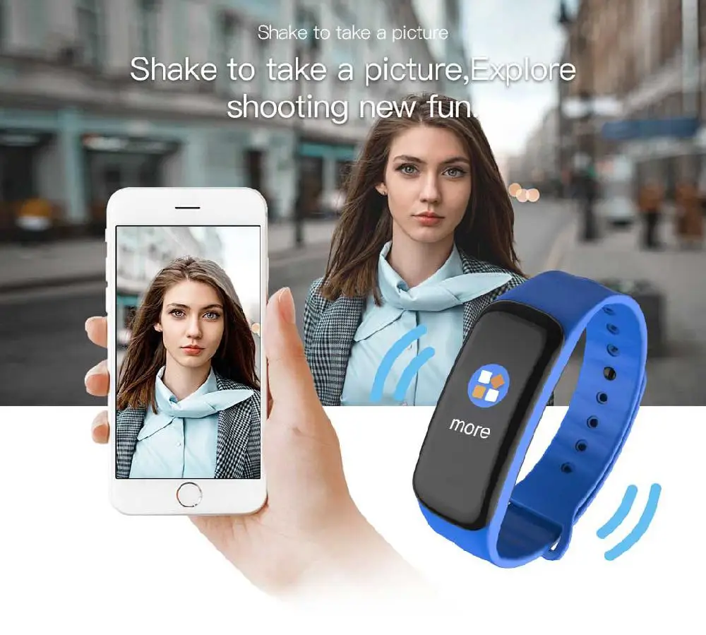 Smart Bracelet Heart Rate Blood Pressure Health Monitor Watch Color Screen Sport Pedometer Smartband Fitness Traker | Электроника