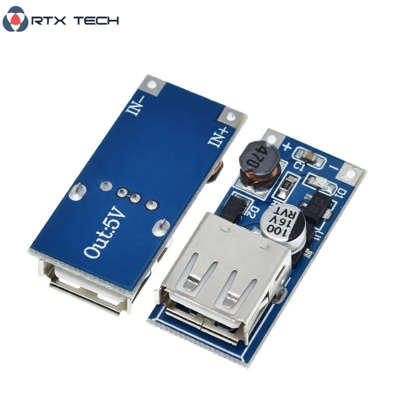 10 шт. DC-DC модуль boost (0 9 V ~ 5V) до 5V 600mA USB схема mobile power | Электронные компоненты и