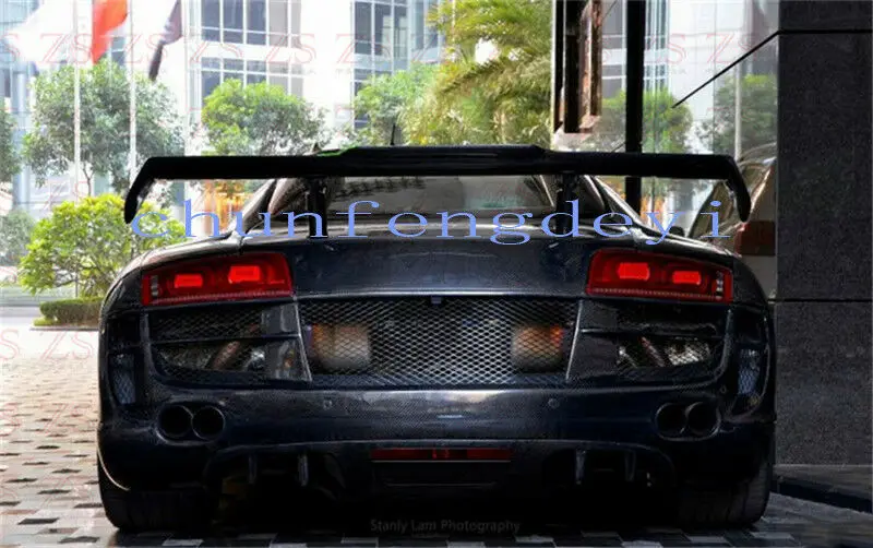 Подходит для Audi R8 V8 V10 2008 2015 Настоящее углеродное волокно авто задний багажник