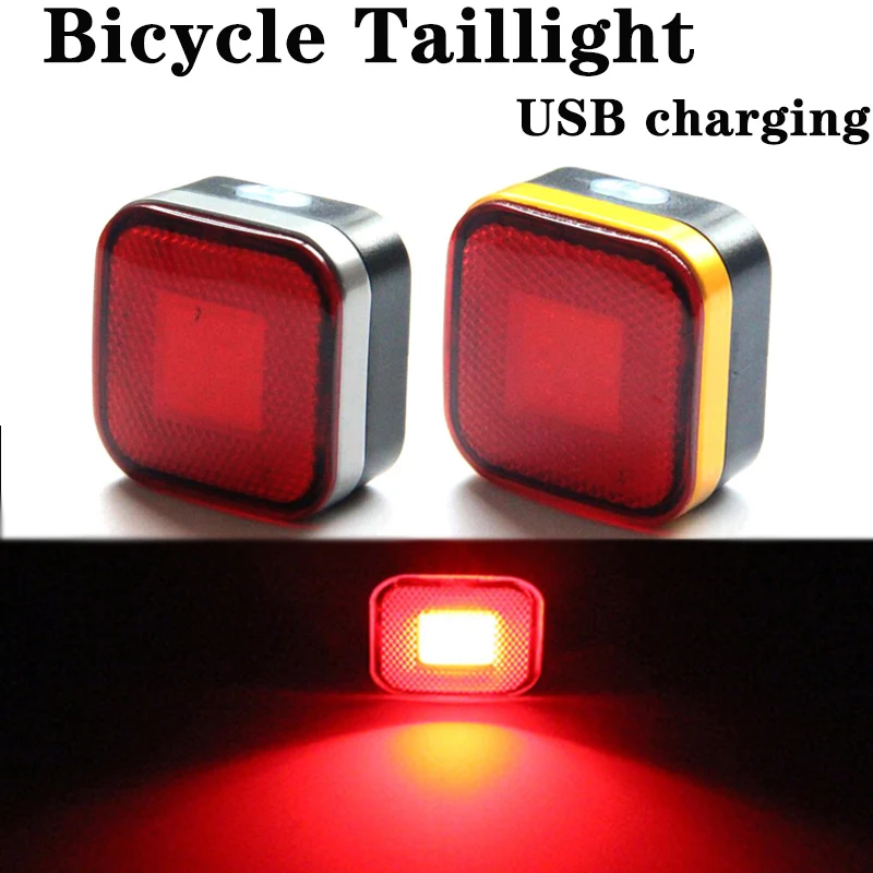 

Sports Mini Bicycle Taillight 500MAH USB Rechargeable Mountain Bike Rear Light Outdoor Cycling Safety Warning Lamp Accessories