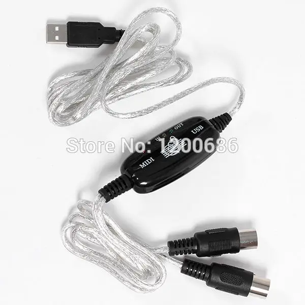 

New USB TO Keyboard PC MIDI Interface Adapter Cable High Quality