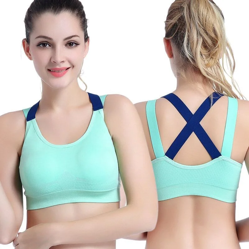 Женский спортивный бюстгальтер Пушап для йоги лето 2019 Майка без косточек