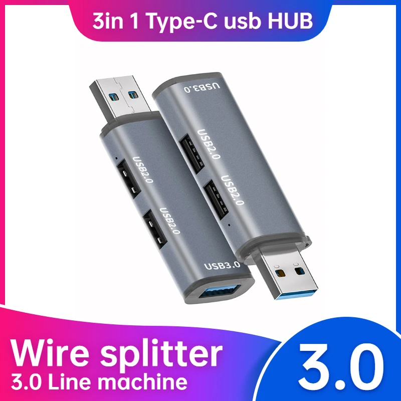 

USB-C HUB 3.0 Type C 3.1 4 Ports USB Splitter Adapter OTG For Macbook Pro 13 15 Air Pro Lenovo Xiaomi PC Computer Accessori U4Z5