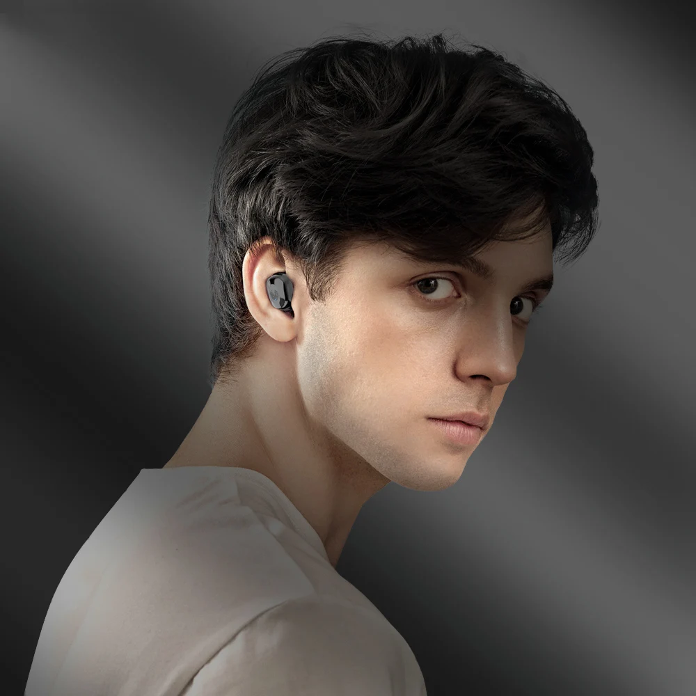 FBYEG TWS Bluetooth наушники спортивные беспроводные 5 0 устойчивое бас шумоподавление с